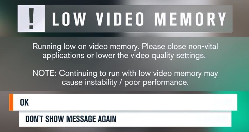 Fix Forza Horizon 5 Low video memory and Low memory issue