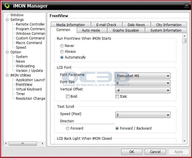 iMon setup