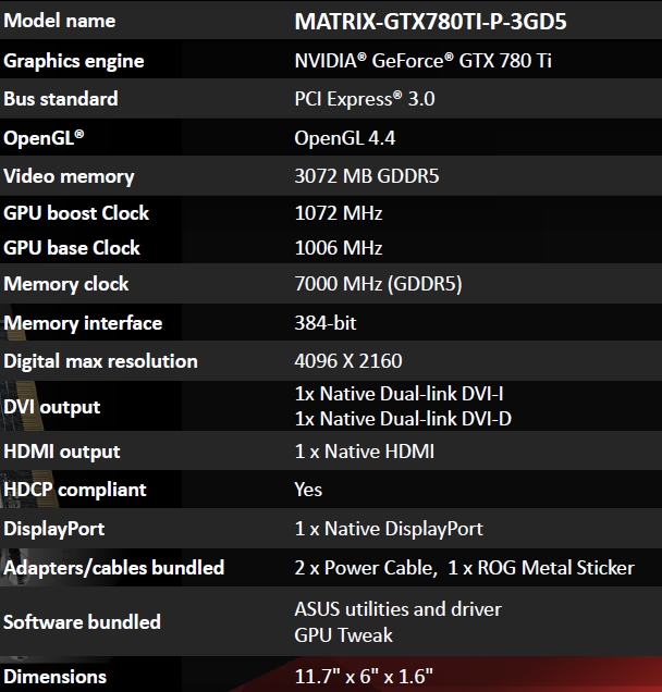 ASUS GTX780 Ti Matrix Platinum Review OC3D