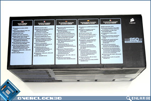 Corsair HX850 Box Side