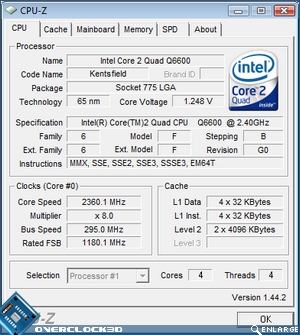 cpuz screenshot