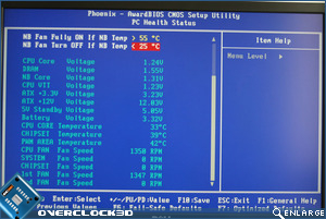 DFI X48-T3RS PC Health