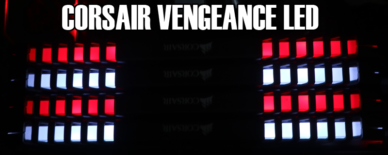Corsair DDR4 Vengeance LED Red and Blue
