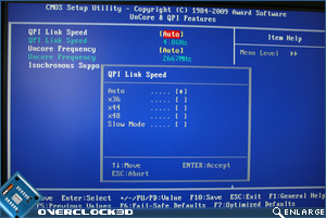 Uncore and qpi feartures
