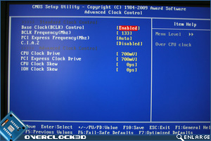 advanced clock control