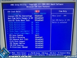 Gigabyte P67A-UD7 Review bios