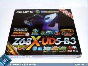 Gigabyte Z68X UD5 B3 Review Box Front