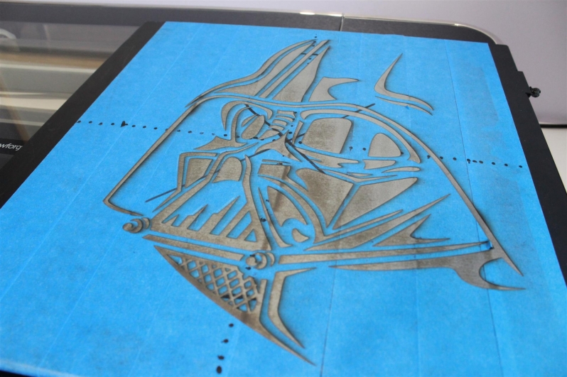 Laser Etching a Darth Vader PC Case for Star Wars Day
