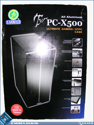 X500 Packaging box front