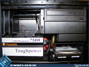 X500 Top compartment with components fitted