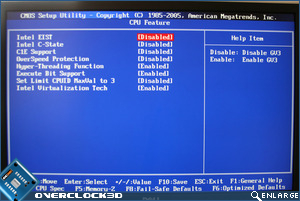 cpu feature