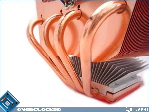 Nexus XiR-3500 Copper Edition Heatpipes