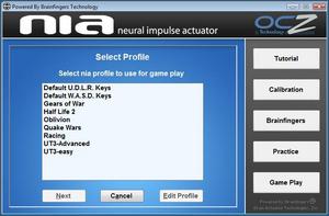 OCZ NIA Key Bindings