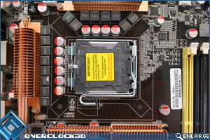 Asus P5Q Deluxe CPU Area
