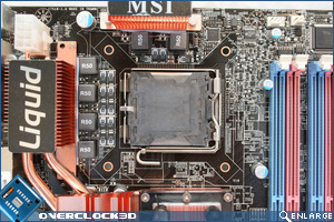 MSI P45 Diamond CPU Area