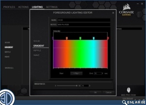 Corsair M65 Pro RGB CUE Software