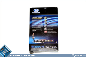 Sapphire HD4830 Box Back