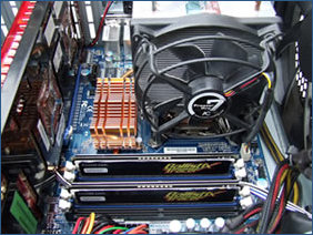 Clocked Gamer Quad - Insides
