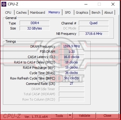 PC Specialist LS-X01 Memory Speed