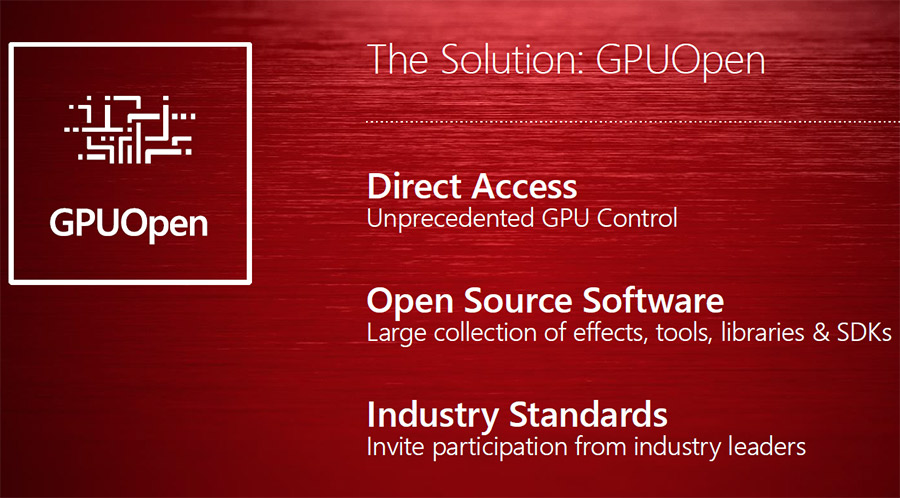 GPUOpen - AMD's Answer to GameWorks