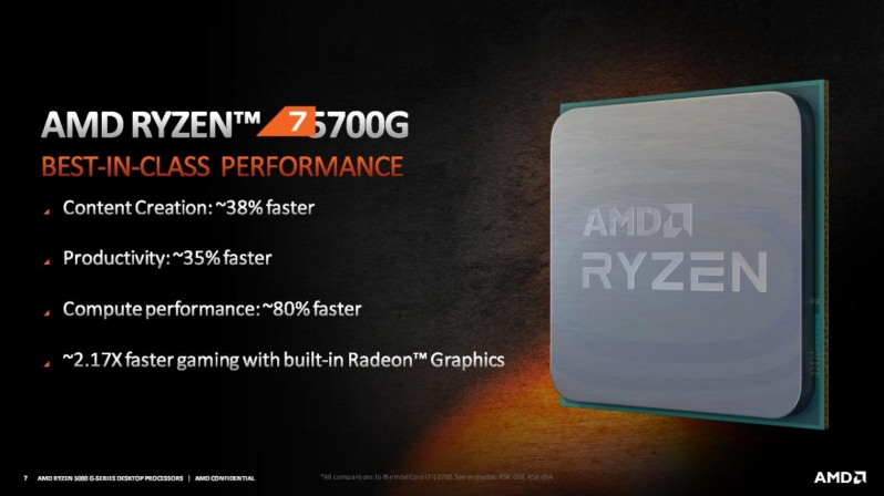 AMD Ryzen 7 5700G and Ryzen 5 5600G to launch for DIY market on August 5th  