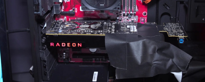 AMD's Vega 10 GPU pictured at CES 2017