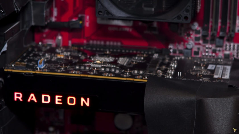 AMD's Vega 10 GPU pictured at CES 2017