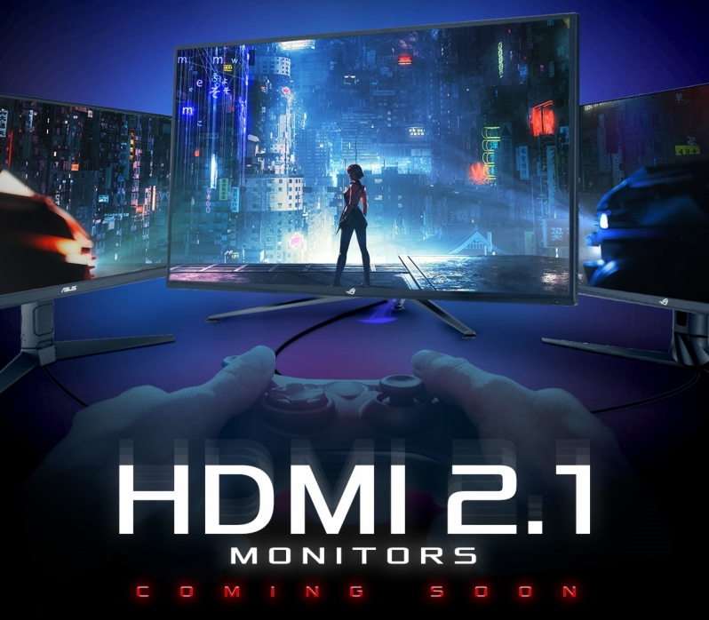 ASUS Teases HDMI 2.1 Monitor Reveals at CES 2021
