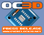 OC3D Official Press Release logo