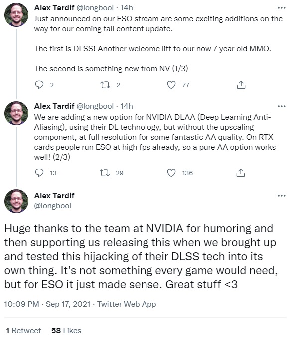 NVIDIA DLSS and DLAA Support Officially Comes to The Elder Scrolls