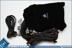 Corsair TX 850w Contents