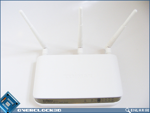 Edimax BR-6574n - With antennas fitted