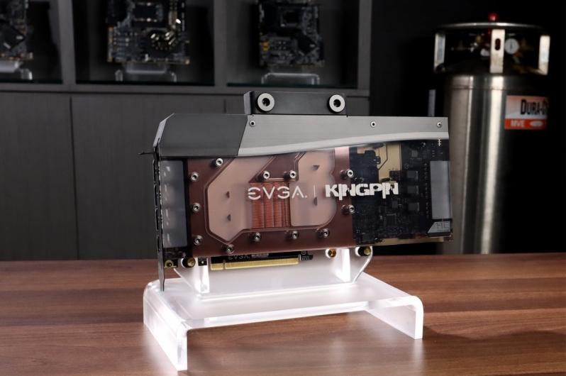 EVGA reveals their RTX 3090 KINGPIN Hydro Copper - A Single Slot Liquid Cooled Monster