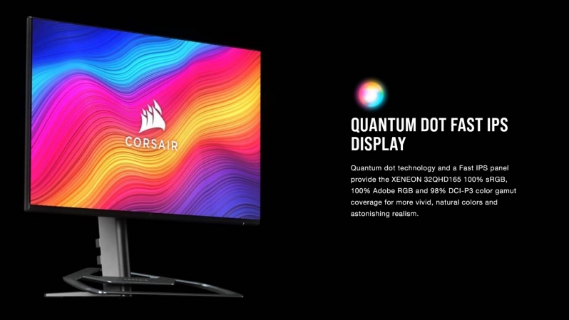 Finally! Corsair enters the monitor market with its XENEON 32QHD165 1440p 165Hz Gaming Monitor