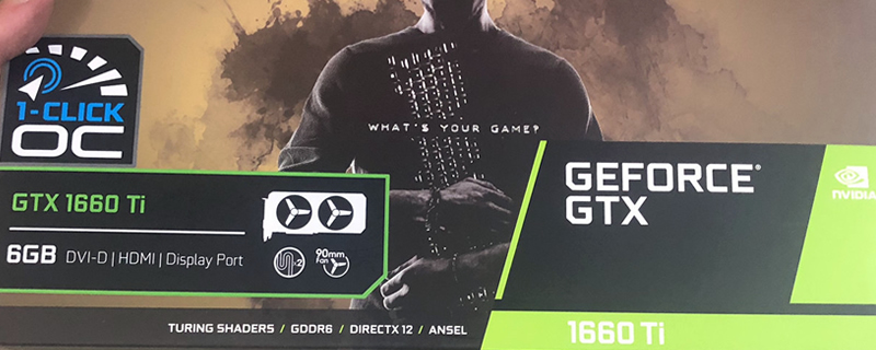 Galax GTX 1660 Ti Box Leaked - Confirms Several Leaked Specs