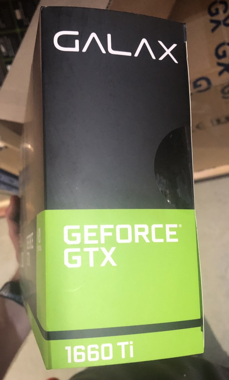 Galax GTX 1660 Ti Box Leaked - Confirms Several Leaked Specs