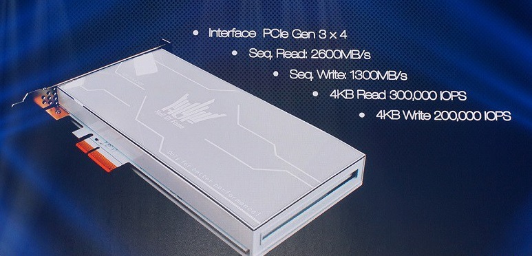 Galax/KFA2 to Release HOF Series PCIe NVMe SSD