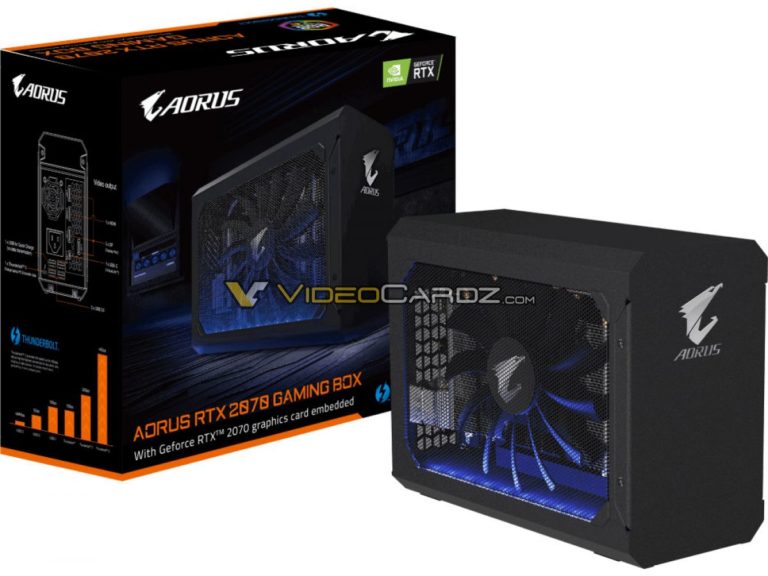 Gigabyte Preps Aorus RTX 2070 Gaming Box
