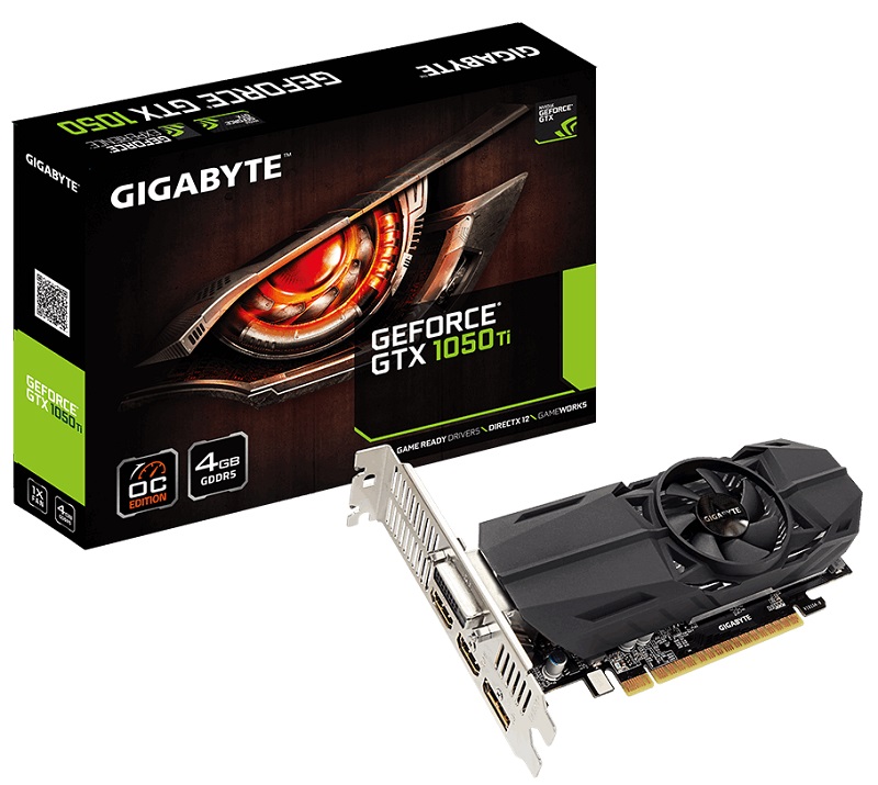 Gigabyte reveal low profile GTX 1050 and 1050Ti GPUs