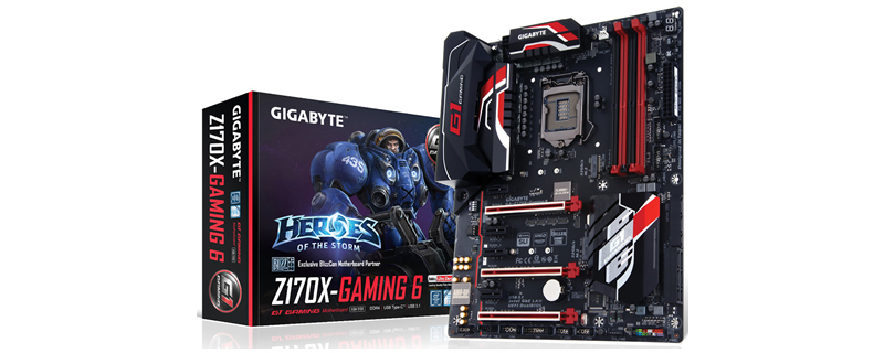 GIGABYTE Unveils the Z170X-Gaming 6 Motherboard