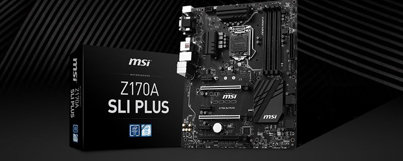 Have a look at the All Black Z170A SLI PLUS MOTHERBOARD