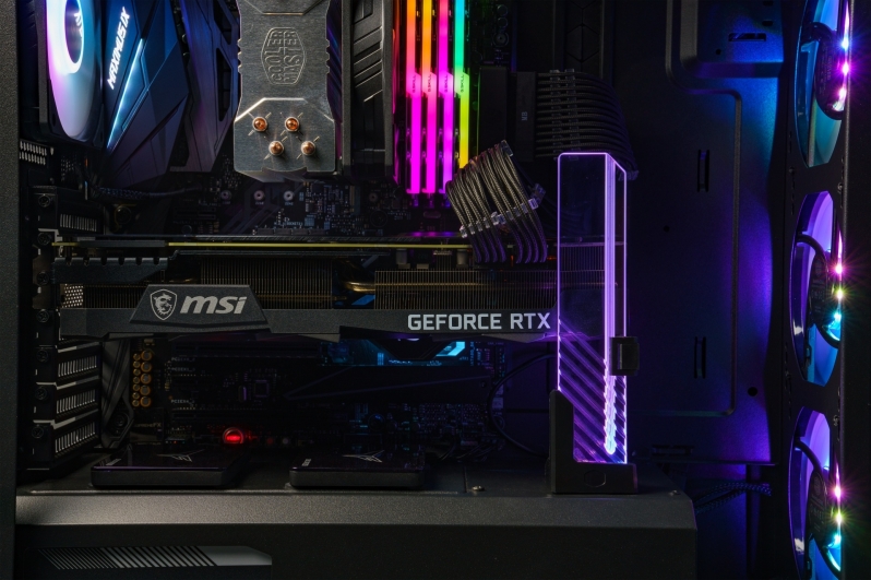 It has Tempered Glass: It has RGB - Cooler Master has the GPU Support that you Need