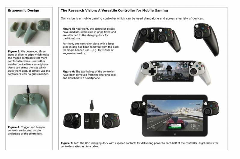 Microsoft reveals prototype Xbox controllers for mobile devices