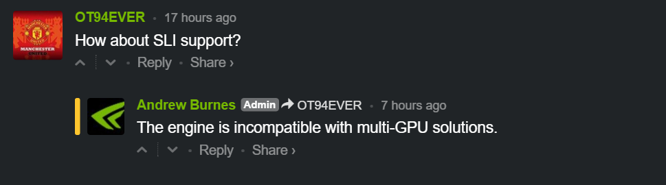 Nvidia Engineer Misspoke when he claimed that Just Cause 3 was incompatible with SLI