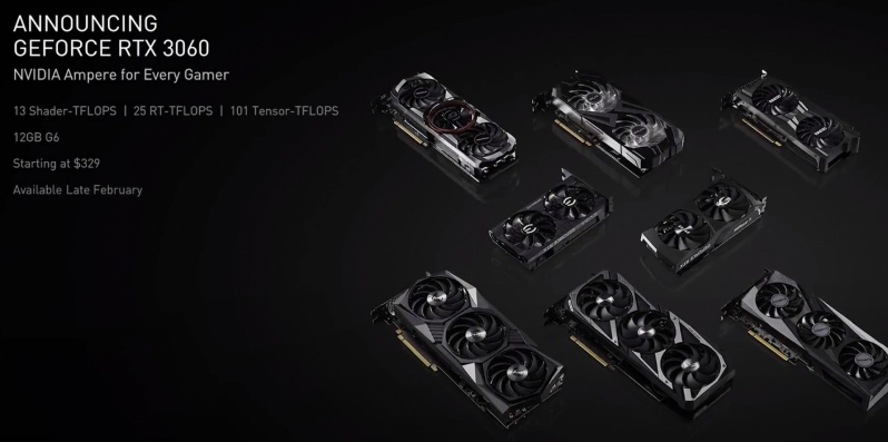 Nvidia reveals their RTX 3060 graphics card - A true GTX 1060 successor?