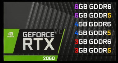 Nvidia's RYX 2060 could release with six variants