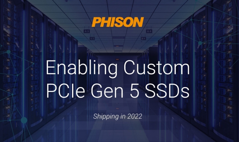 Phison plans to ship PCIe 5.0 SSDs in 2022 with their new E26 controller