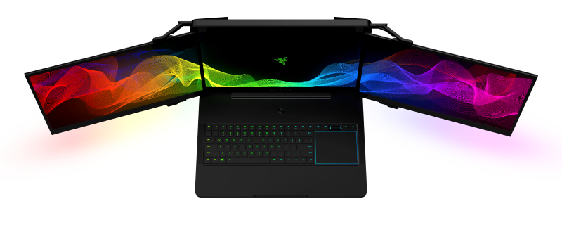 Razer announces their Project Valerie multi-monitor gaming laptop