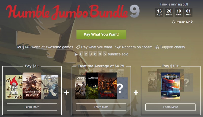 The Humble Jumbo Bundle 9 is now Live