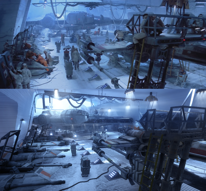 The Visuals of Star Wars Battlefront look surprisingly similar to the films. 